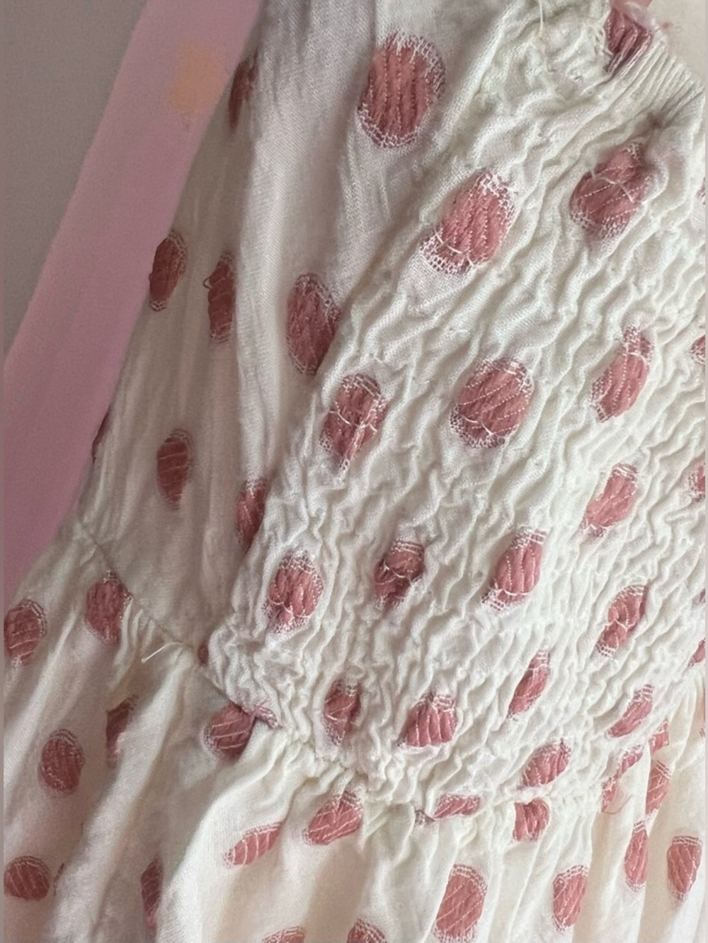 ☀️ Sim & Sam Polka Dot Tiered Mini Dress | Med | Pre-Loved | Beachy Days Ahead - Picture 7 of 13